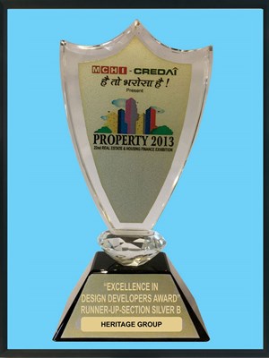 MCHI CREDAI - 2013 EXCELLENCE IN DESIGN DEVELOPERS AWARD